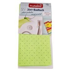 dm Profissimo 2合1多用途浴室專用抹布，30x30cm, 1條, 2 IN 1 BADTUCH 多用途浴室專用抹布
