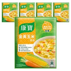 Knorr 康寶 濃湯 自然原味金黃玉米, 112.6g, 5袋