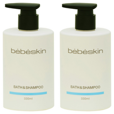 bebeskin 嬰兒純素沐浴露和洗髮精 330ml, 2個