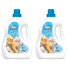 스너글 초고농축 섬유유연제 허거블 코튼 본품, 2L, 2개
