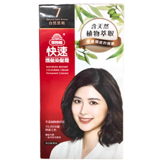 美吾髮 快速護髮染髮霜, 7 自然黑褐, 1盒