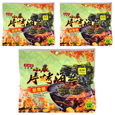 太珍香 小農片烤海苔, 酥脆口感 夾鏈袋設計 台灣製造, 30g, 3包