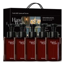 hetras. 山羊乳香水洗手慕斯禮盒 515ml 5瓶入, 2575ml, 1組