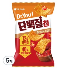 닥터유 단백질칩 칠리살사소스맛, 60g...