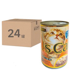 惜時 US CAT 貓罐, 鮪魚 + 雞肉, 400g, 24罐