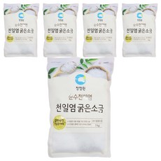 清淨園 純淨粗鹽 日曬鹽, 1kg, 5包