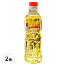 福壽實業 大豆沙拉油，黃豆萃取精煉，油質穩定, 600ml, 2瓶