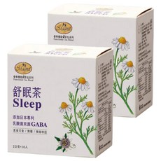 Magnet 曼寧 舒眠茶 10包x2盒 (日本專利GABA、無咖啡因、幫助入睡), 10包, 2g, 2盒