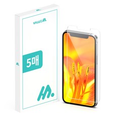 밸류엠 고화질 9H 강화유리 아이폰 액정보호필름 5p 세트, 1세트
