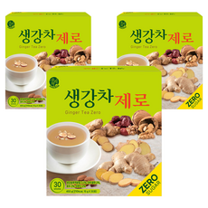 우리차 송원식품 생강차 제로, 15g, 30개입, 3개