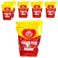 OTTOGI 不倒翁 食堂用番茄醬壓頭包裝, 3.3kg, 6個