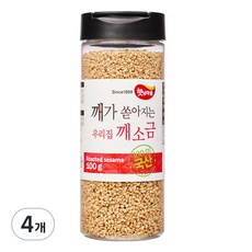 햇님마을 국산 100% 깨가 쏟아지는 우리집 깨소금, 100g, 4개