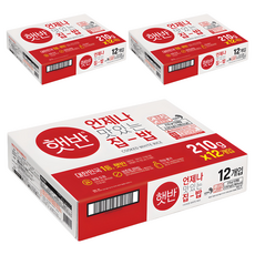 햇반 백미밥, 210g, 36개