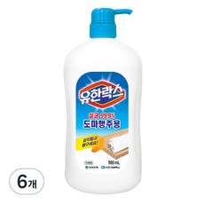 유한락스 도마행주용 세척제, 990ml, 6개
