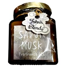 John's Blend SAVON MUSK 居家香氛膏, 麝香皂香, 135g, 1罐