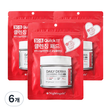 나이팅게일 데일리 더마 클렌징 패드 마일드, 6개, 10개입