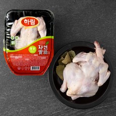 하림 자연실록 냉장 통닭 무항생제 인증 (냉장), 830g, 1팩
