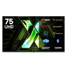 이노스 4K UHD LED 구글 3.0 스마트 TV 방문설치, X75, 벽걸이형, 190.5cm X75, 벽걸이형, 190.5cm