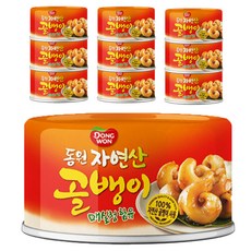 Dongwon 東遠 梅子風味螺肉罐頭, 140g, 10個