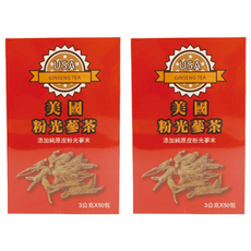 瀚軒 上選美國粉光蔘茶, 3公克X50包, 3g, 50包, 2盒