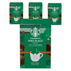 STARBUCKS 星巴克 派克市場烘焙濾掛咖啡, 9g, 5包, 4盒