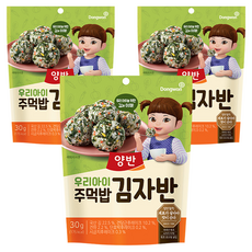 동원 우리아이주먹밥 김자반, 30g, 3개