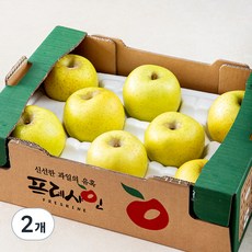  프레샤인 GAP 인증 시나노골드 사과 2kg(7~8입) 2개 