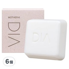 MOTHER-K DIA 純粹洗衣皂 佛手柑香氣, EWG GREEN 等級, 含有96%以上植物棕櫚油, 添加蜂膠萃取物, 天然呵護肌膚, 6個, 150g