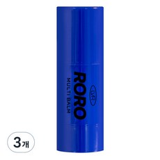 르브레 아동용 로로 멀티밤 블루, 7.4g, 3개