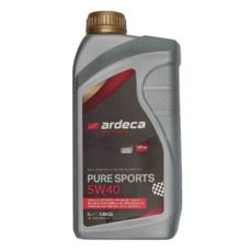 Ardeca PURE SPORTS 機油 5W40 全合成酯賽車油, 1L, 1瓶