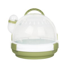 가또 UFO 디자인 격리용 햄스터 케이지, 그린, 1개