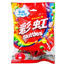 Skittles 彩虹糖混合水果口味 糖衣包覆的果汁軟糖, 135g, 1袋
