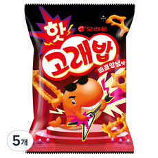 고래밥 핫 매콤양념맛, 56g, 5개