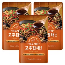 CHAOCHAI 辣椒雜菜醬, 3包, 100g