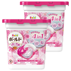 Bold 碳酸 雙色4D洗衣膠球 淺粉牡丹花香, 11顆, 2盒