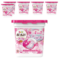 Bold 碳酸 雙色4D洗衣膠球 淺粉牡丹花香, 11顆, 6盒