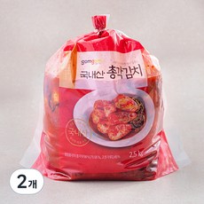 곰곰 국내산 총각 김치, 2.5kg, 2개
