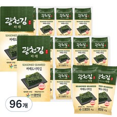 광천김 파래 도시락김, 4g, 96개