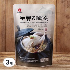 마니커 누룽지 백숙, 1kg, 3개 900g, 3개