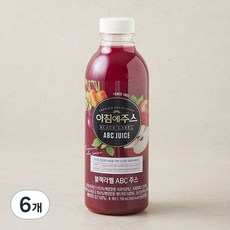 아침에주스 블랙라벨 ABC주스, 750ml, 6개 12개, 750ml