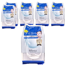Bifesta 碧菲絲特 毛孔即淨型 保濕卸粧棉 Set 46張, 大尺寸柔軟棉片 卸妝保濕, 6包