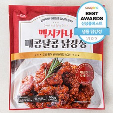멕시카나 매콤달콤 닭강정 (냉동), 500g, 1개