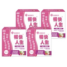 AJIOU 日本味王 暢快人生 草莓 30包, 150g, 4盒