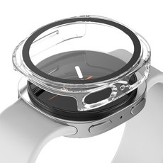 NUART Galaxy Watch硬殼全覆蓋螢幕保護強化玻璃 44mm 1個入, 透明