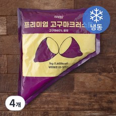 바로푸드 프리미엄 고구마크러스트, 1kg, 4개