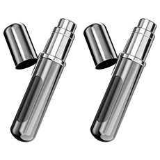 소이소이 펌핑식 향수 리필 공병 6ml, 실버, 2개 실버, 2개