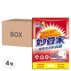 Magic Amah 妙管家 強效抗菌洗衣粉, 4.5公斤 x 4袋裝, 4.5kg, 4包