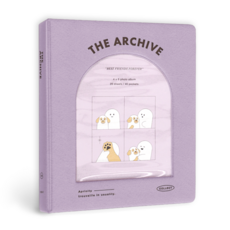 iconic Archive自助照片相簿 四格照片相簿, 20張, 03 薰衣草
