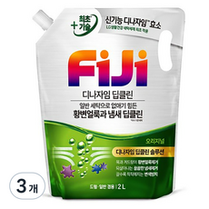 피지 디나자임 딥클린 오리지널 액상세제 리필, 2L, 3개