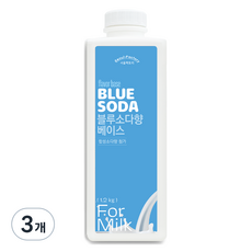 서울팩토리 블루소다향 베이스 1.2kg, 3개